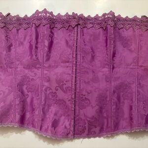 Vintage purple lavender corset Fredrick's of Hollywood
